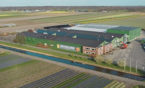Bedrijfspand van JUB Holland in Noordwijkerhout